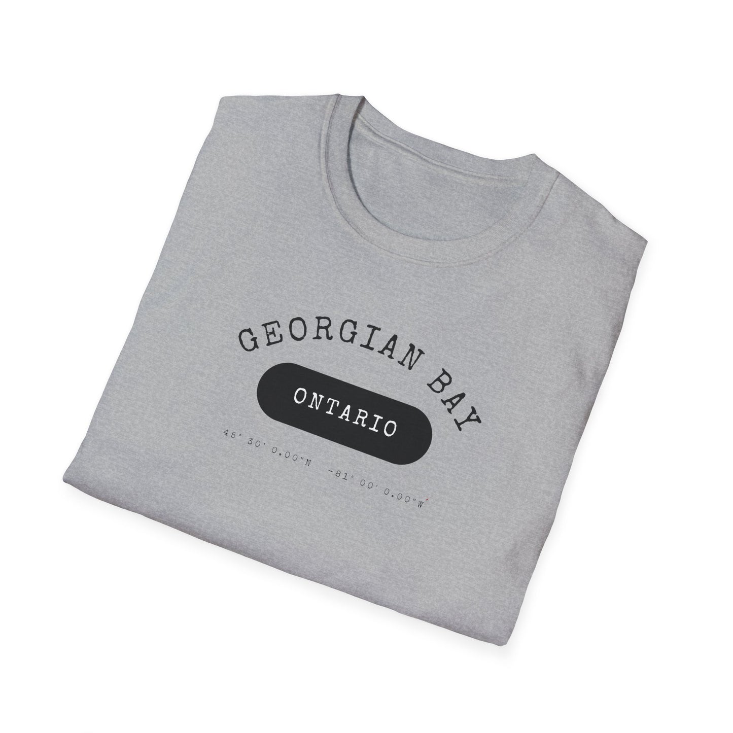 Georgian Bay Ontario Coordinates T-Shirt