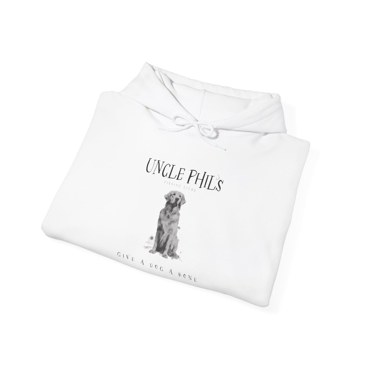 Uncle Phil's Fishing Tours Give A Dog A Bone Hoodie