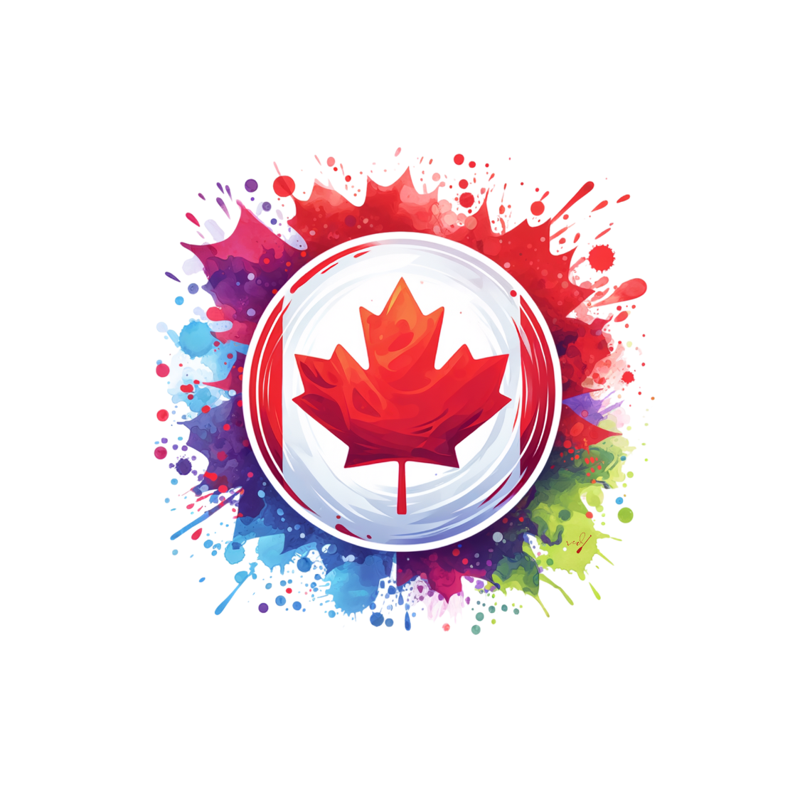 Canada Maple Burst Hoodie