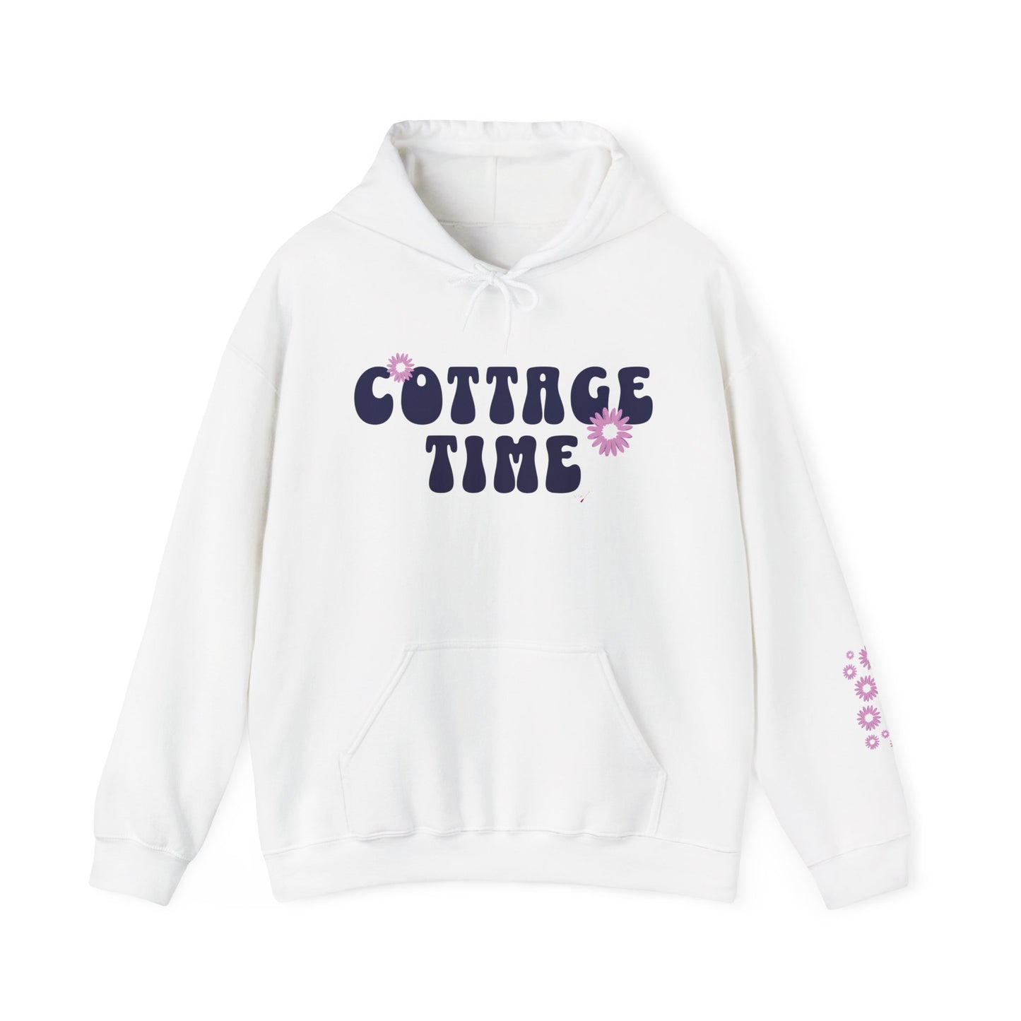 Cottage Time Flowers Hoodie