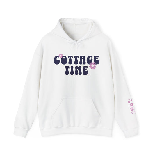 Cottage Time Flowers Hoodie