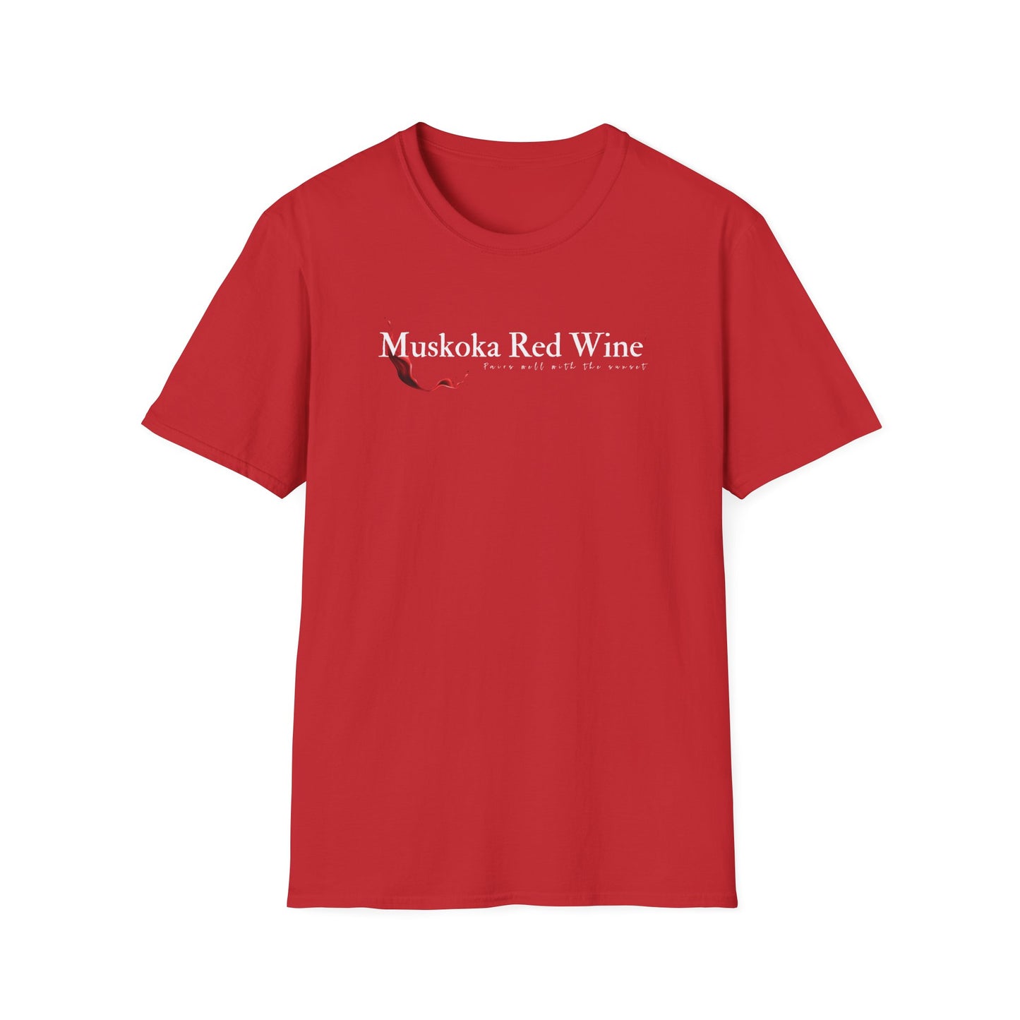 Muskoka Red Wine - Pairs Well With The Sunset T-Shirt