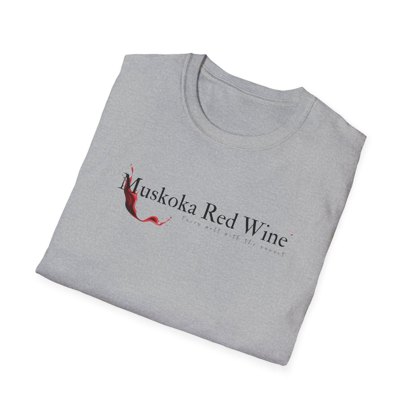 Muskoka Red Wine - Pairs Well With The Sunset T-Shirt