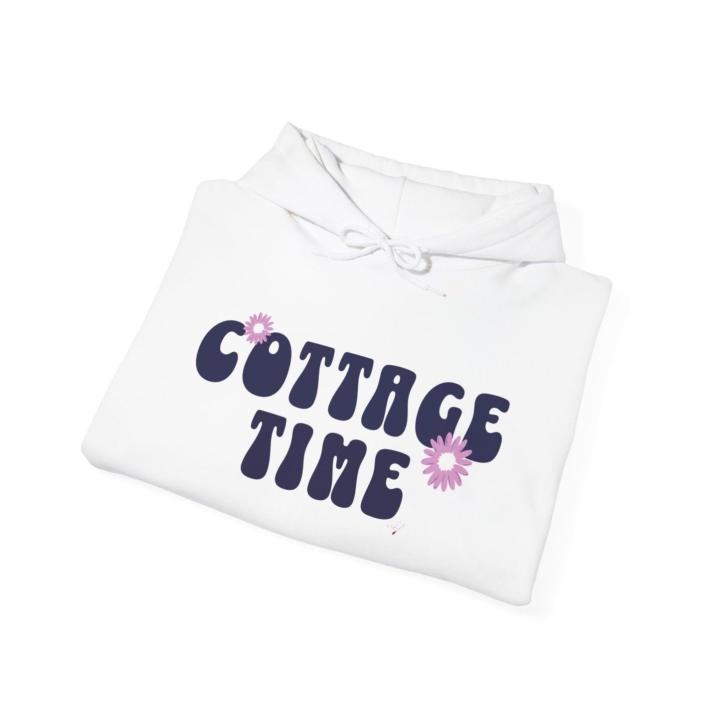 Cottage Time Flowers Hoodie