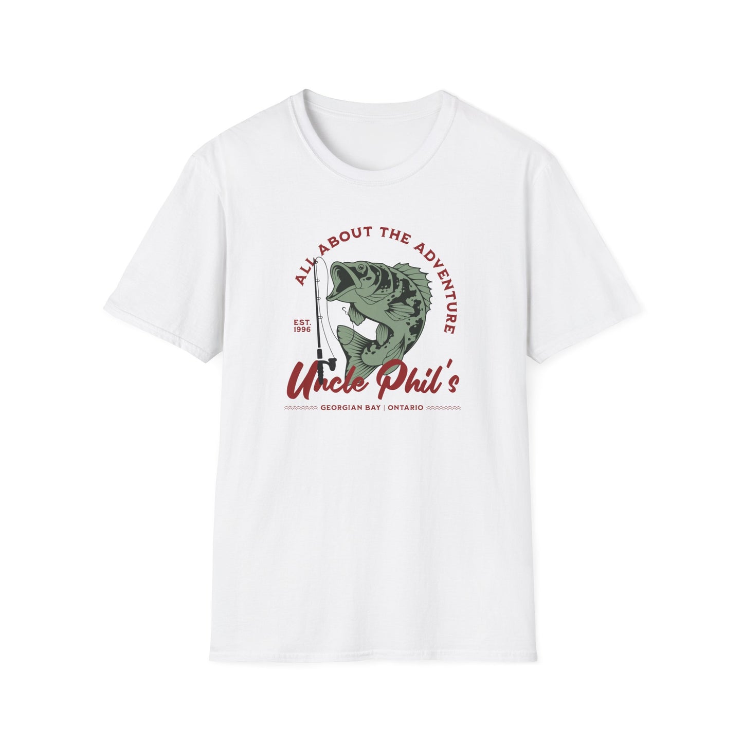 Uncle Phil's Fishing Tours - All About The Adventure T-Shirt