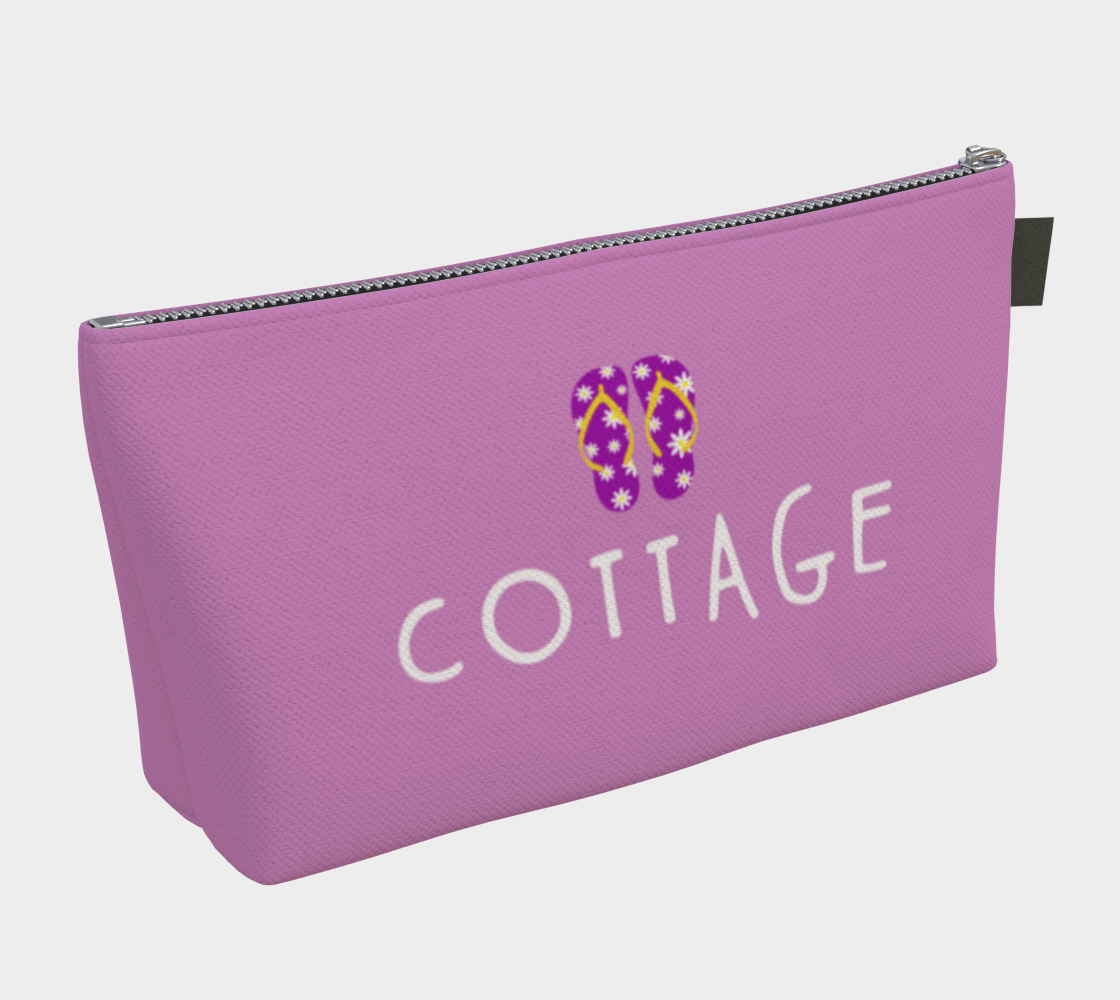 Cottage Flip Flop MakeUp Bag