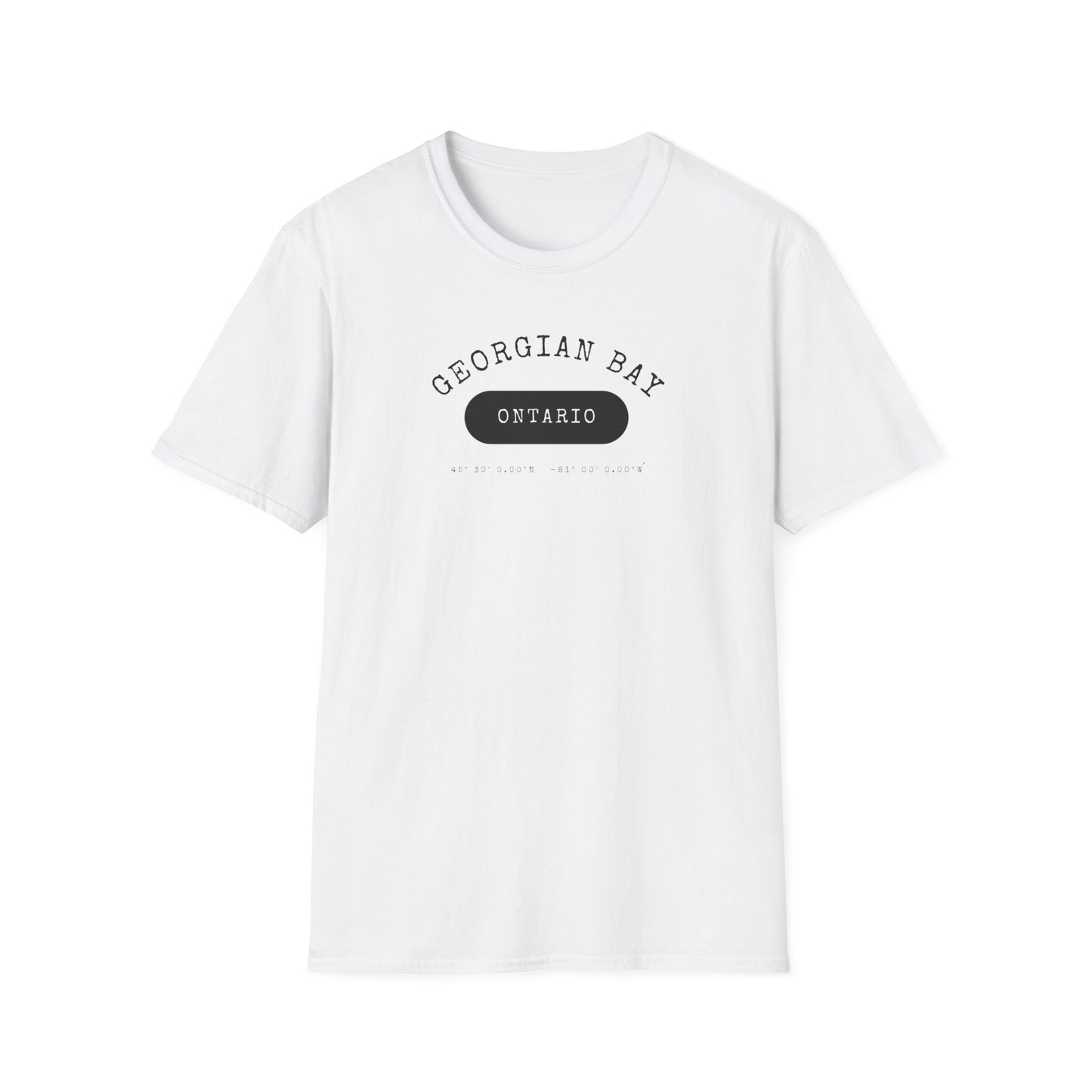 Georgian Bay Ontario Coordinates T-Shirt