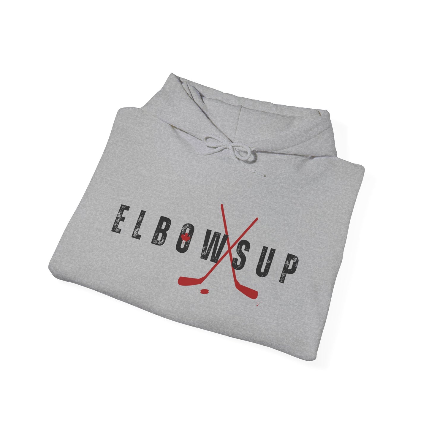 Elbows Up Hockey Stick Hoodie