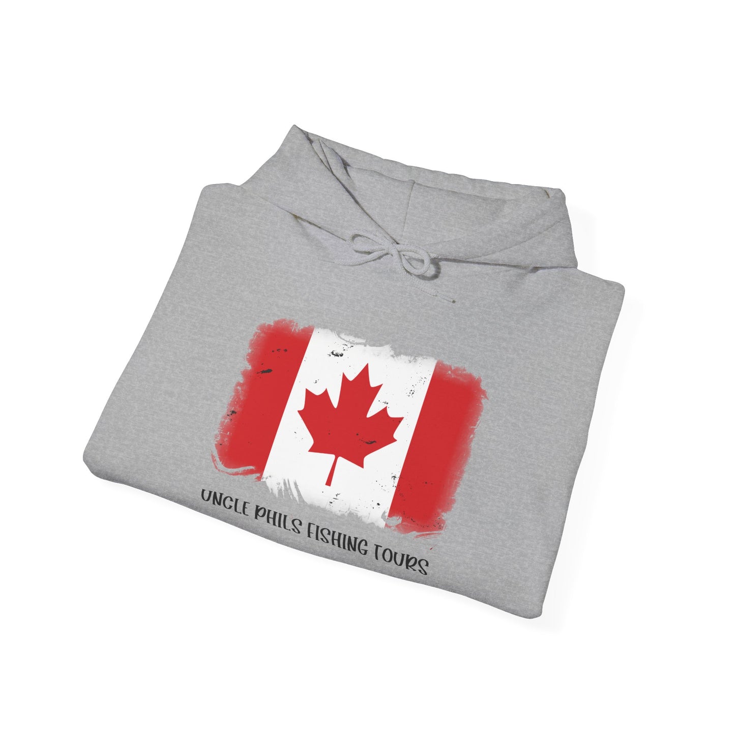 Uncle Phil's Fishing Tours Canada Flag Hoodie