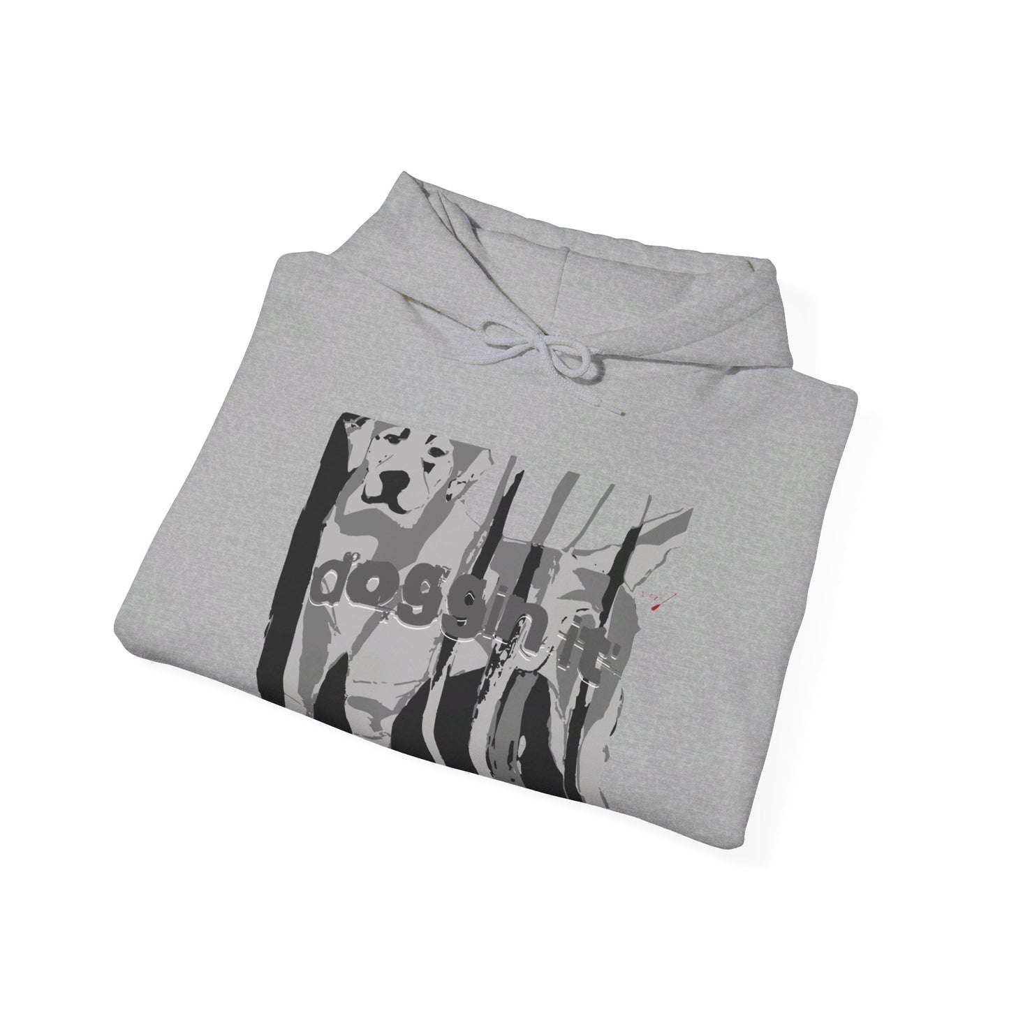 doggin it' Black Hoodie