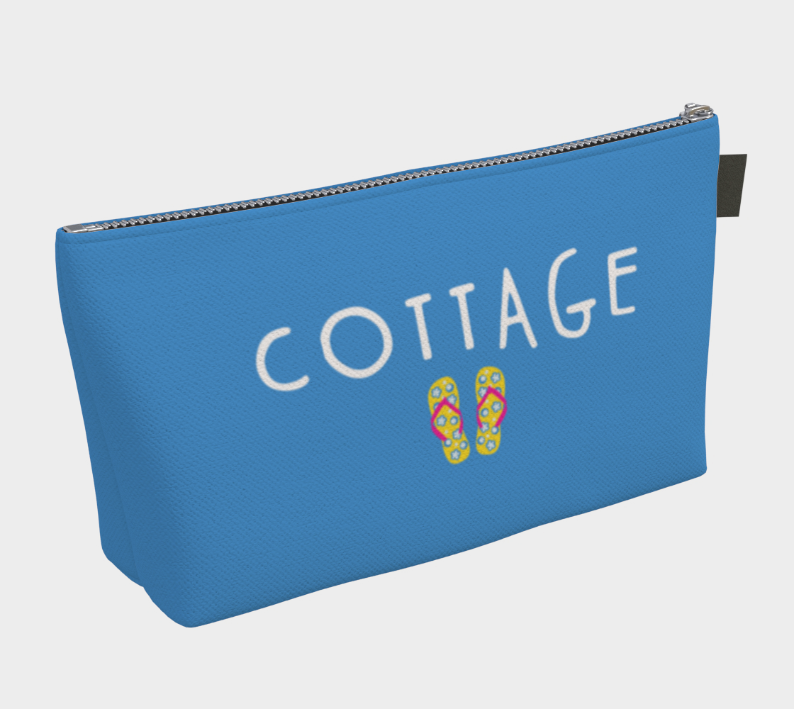 Cottage Flip Flop MakeUp Bag