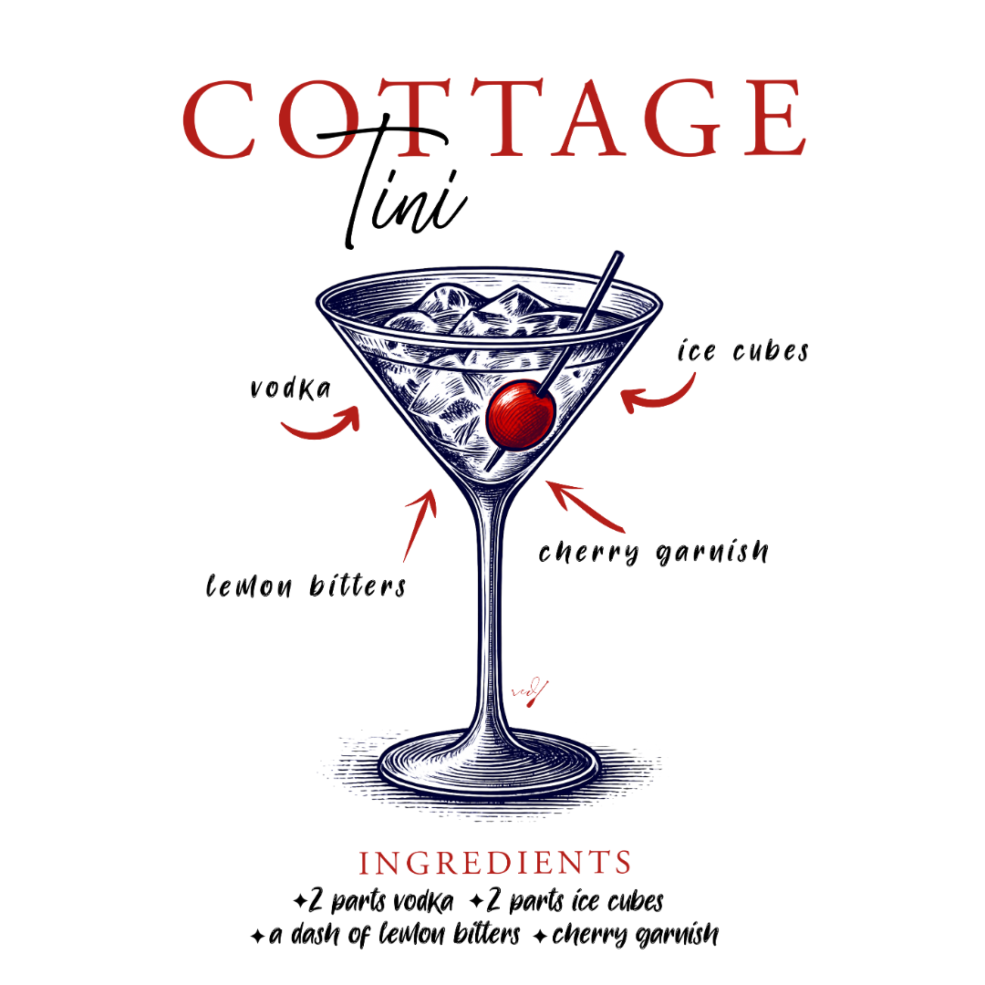 Cottagetini Ingredients Hoodie