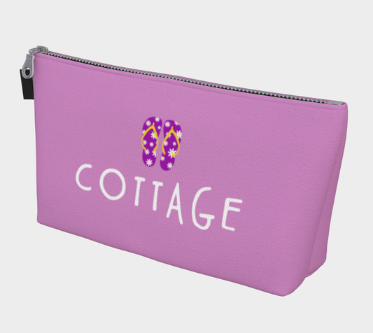 Cottage Flip Flop MakeUp Bag