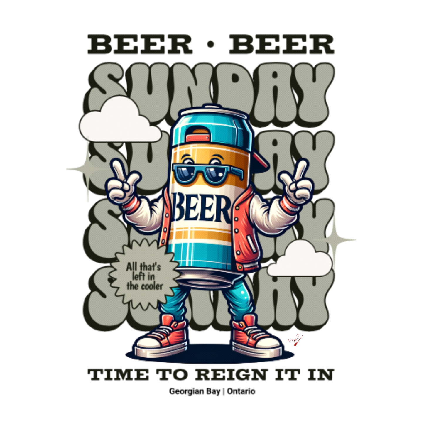 Sunday Beer - Time To Reign It In T-Shirt