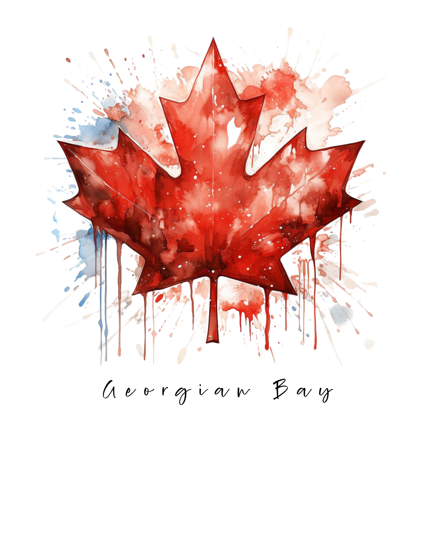 Georgian Bay Maple Leaf Hoodie